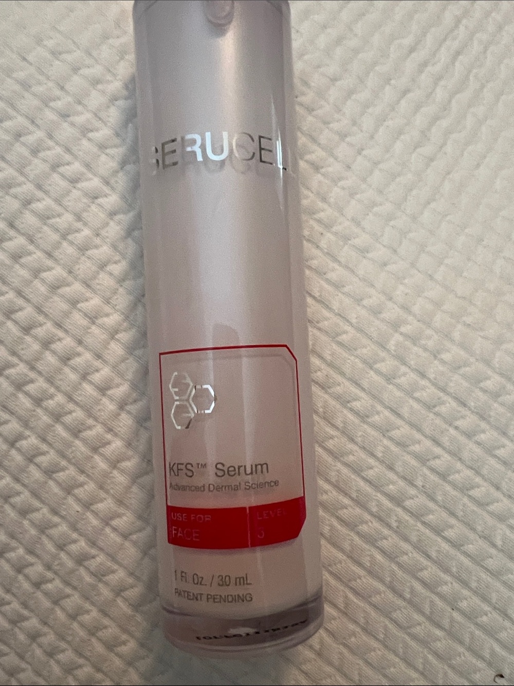SERUCELL KFS Serum - Hydrating Face Serum (White/Pink Accents) 1FL OZ/30 ml.